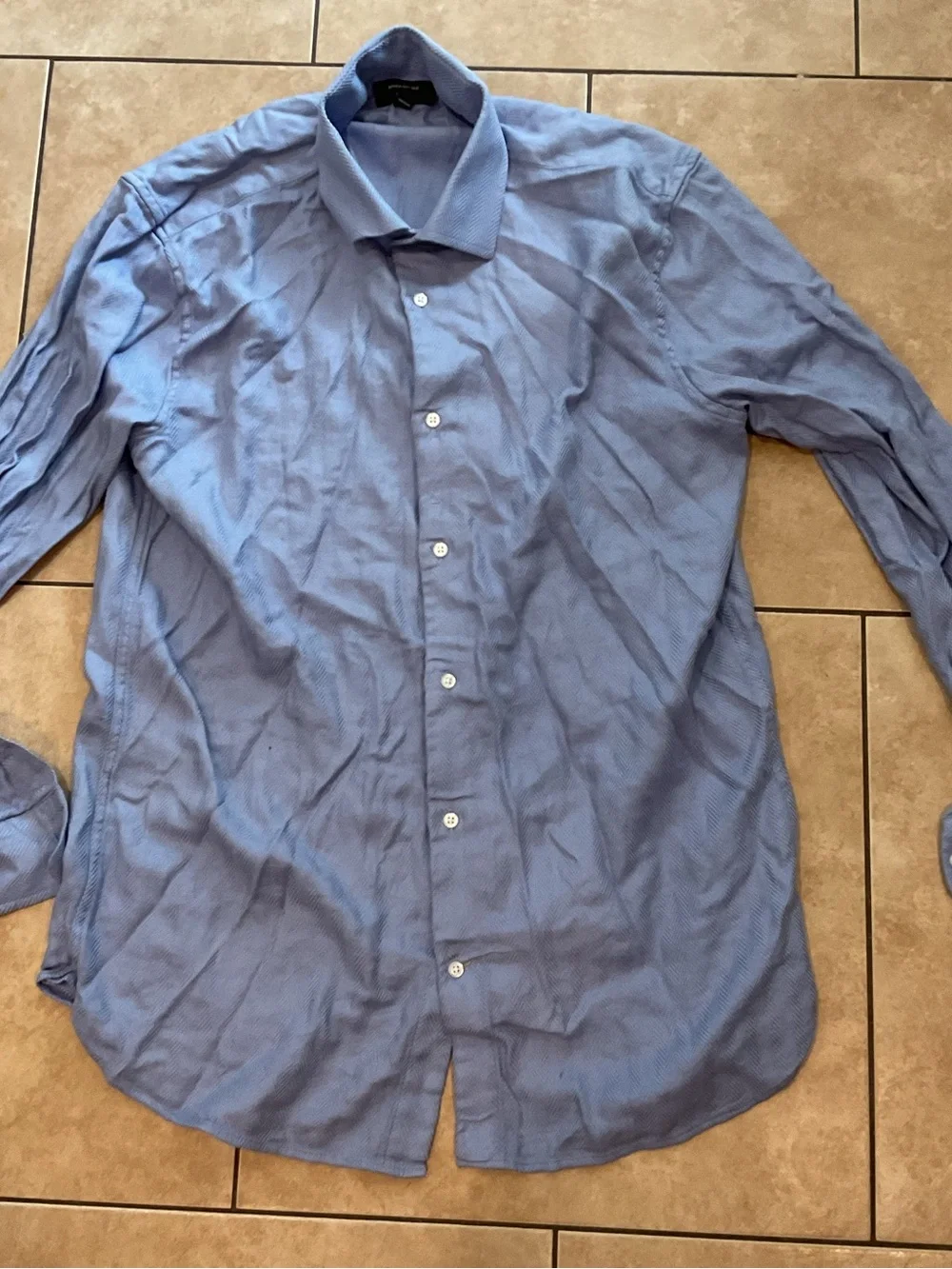 Banana Republic Light Blue Long-Sleeve Dress Shirt